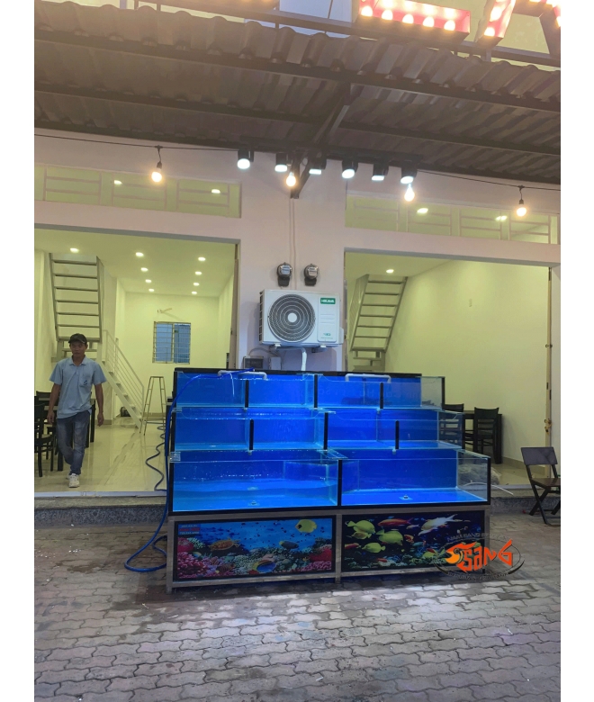 hồ hải sản 2m4 không bảng tên