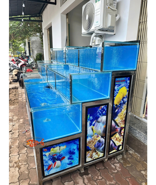 hồ hải sản 2m4 không bảng tên